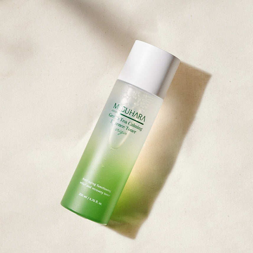 Miguhara Green Tea Calming Essence Toner Origin 200ml