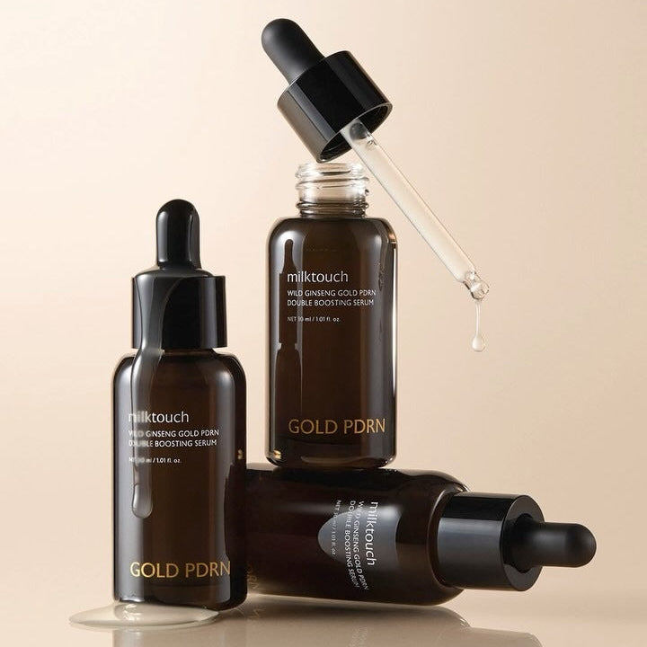 ミルクタッチ 高麗人参ゴールドPDRNダブルブースティングセラム 30ml