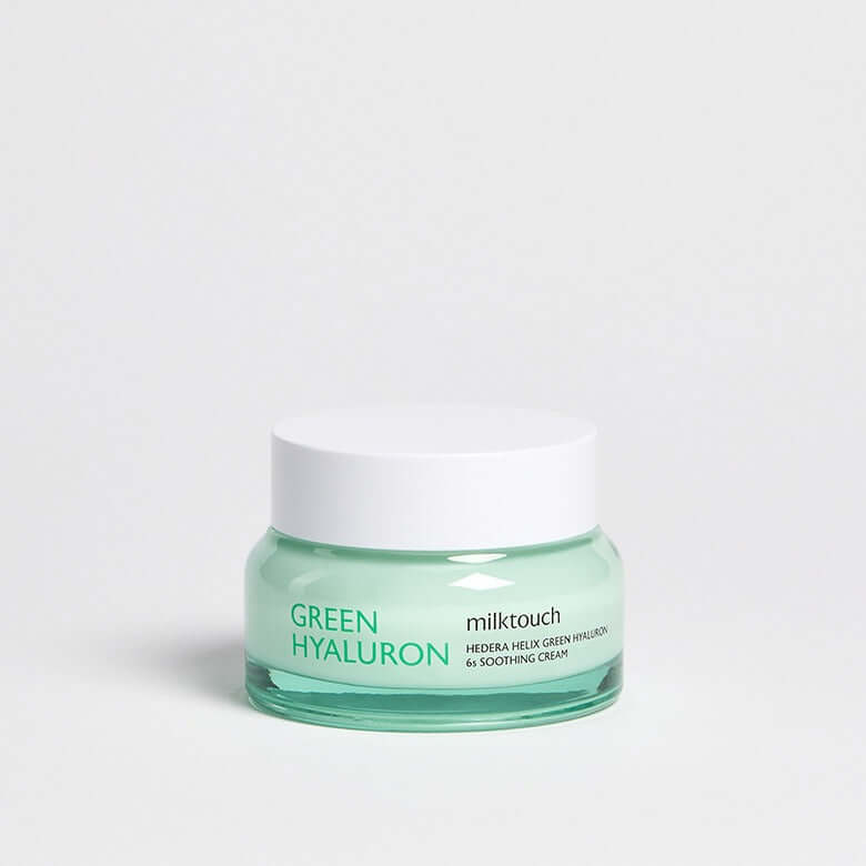 MILK TOUCH Western Songak Green Hyaluronic Acid 6-second Soothing Cream in a jar
