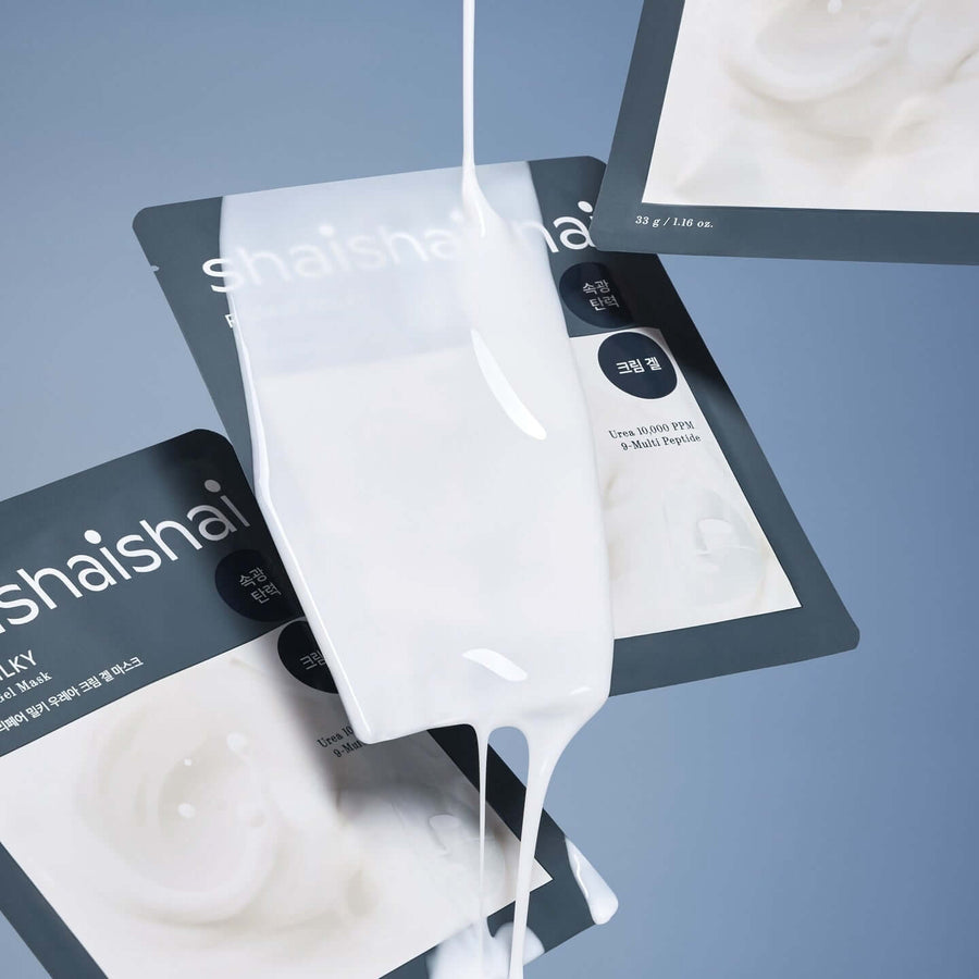 Shaishaishai Repair Milky Urea Cream Gel Mask 33gx1sheet