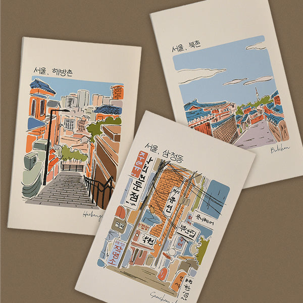 MONOLIKE Seoul Paperback Line Notebook | Kool Seoul