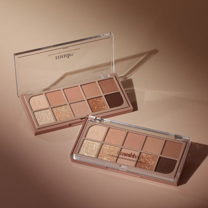 MUDE Shawl Moment Eyeshadow Palette #01 Warm Memory | Kool Seoul