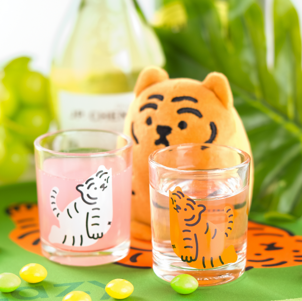 MUZIK TIGER Soju Glass Set | Kool Seoul