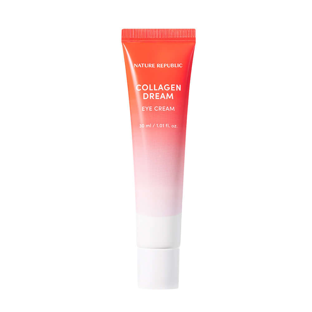 NATURE REPUBLIC Collagen Dream Eye Cream 30ml tube on a white background