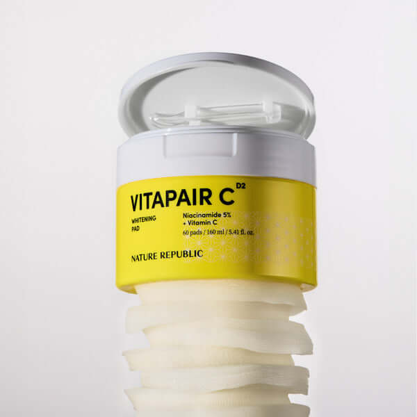 NATURE REPUBLIC Vitapair C Whitenning Pads 160ml for skincare with Vitamin C