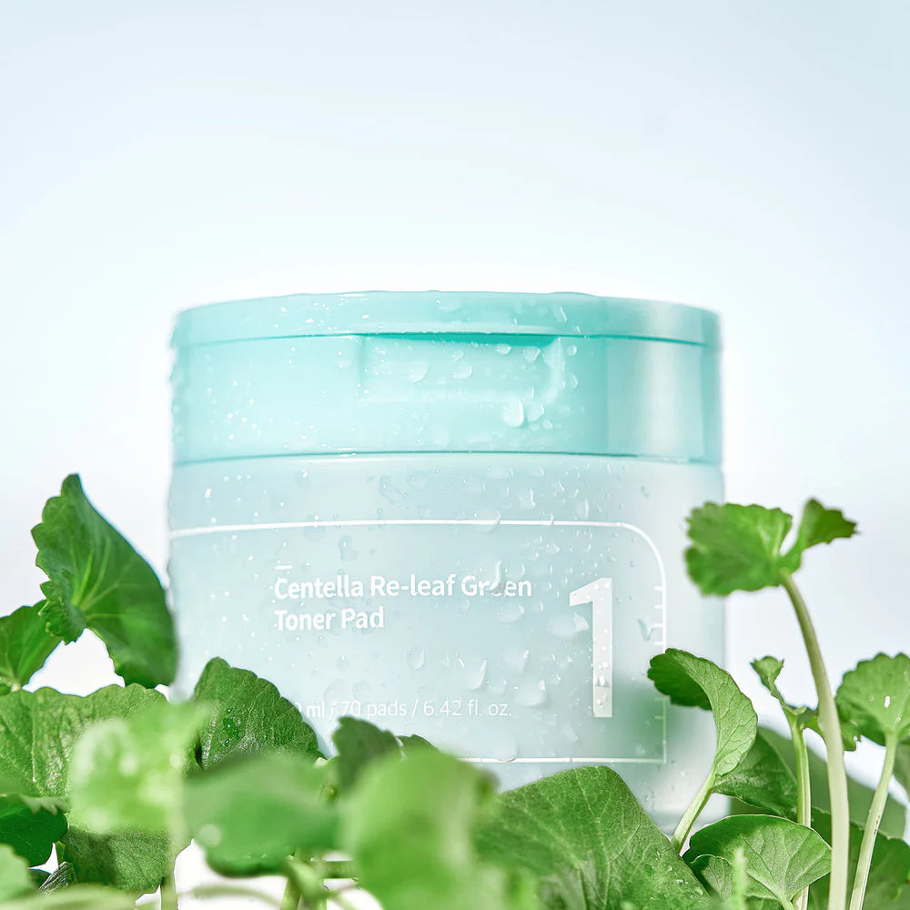NUMBUZIN No.1 Centella Re-Leaf Green Toner Pad disponible sur Ma petite Coree, ton Eshop 100% K-beauty en direct de Seoul