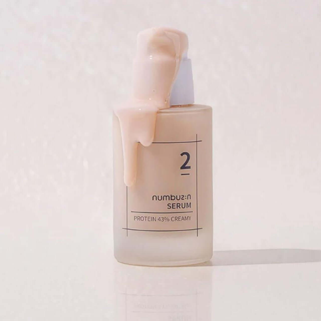 NUMBUZIN No.2 Protein 43% Creamy Serum bottle with creamy texture