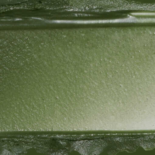 NUMBUZIN No.3 Green Tea Charcoal Pore Pack Cleansing Balm texture in close-up view.