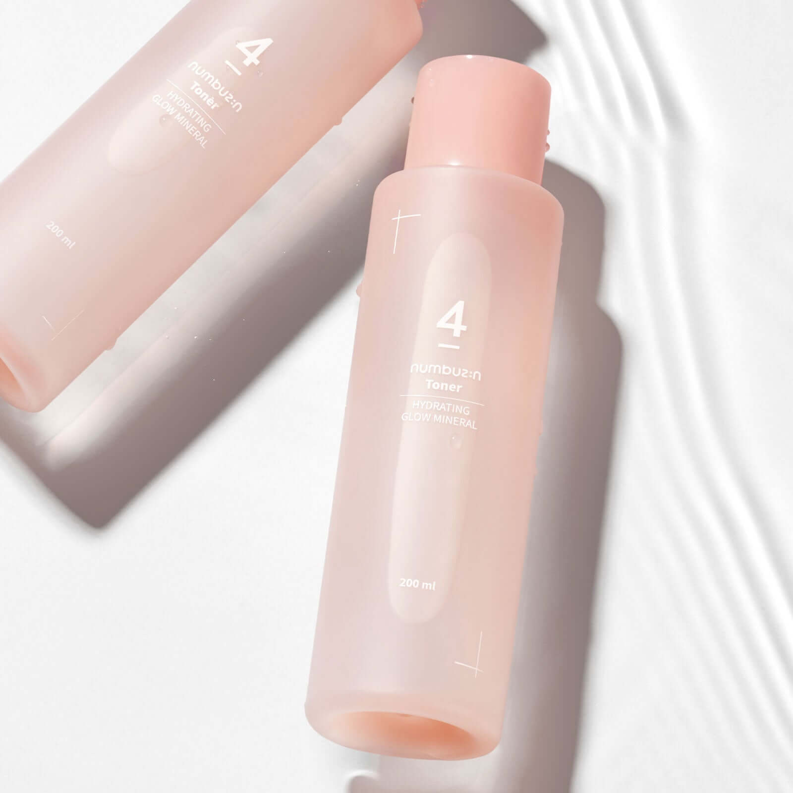 NUMBUZIN No.4 Hydration Glow Mineral Toner bottle on white background