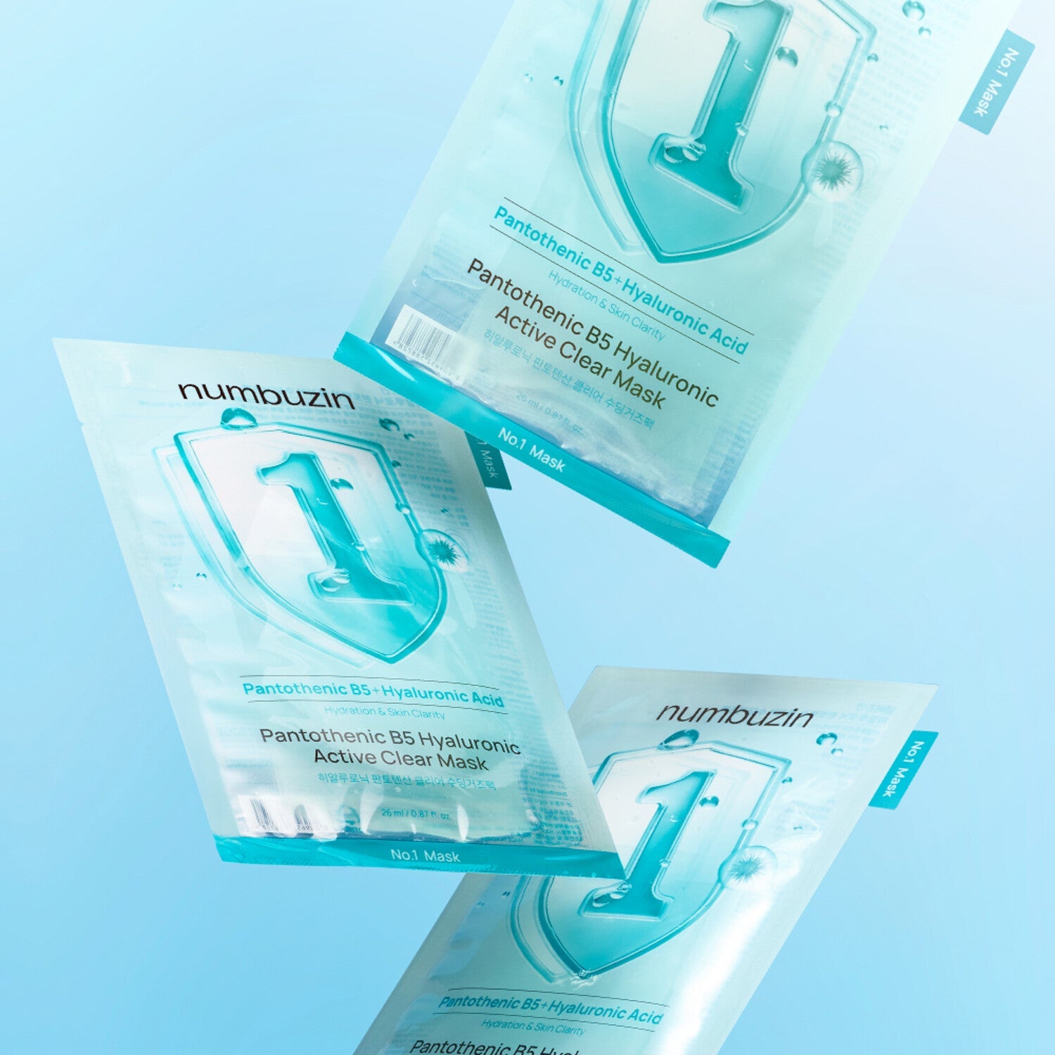 NUMBUZIN No.1 Hyaluronic Panthenic Acid Clear Soothing Gauze Pack 10 sheets