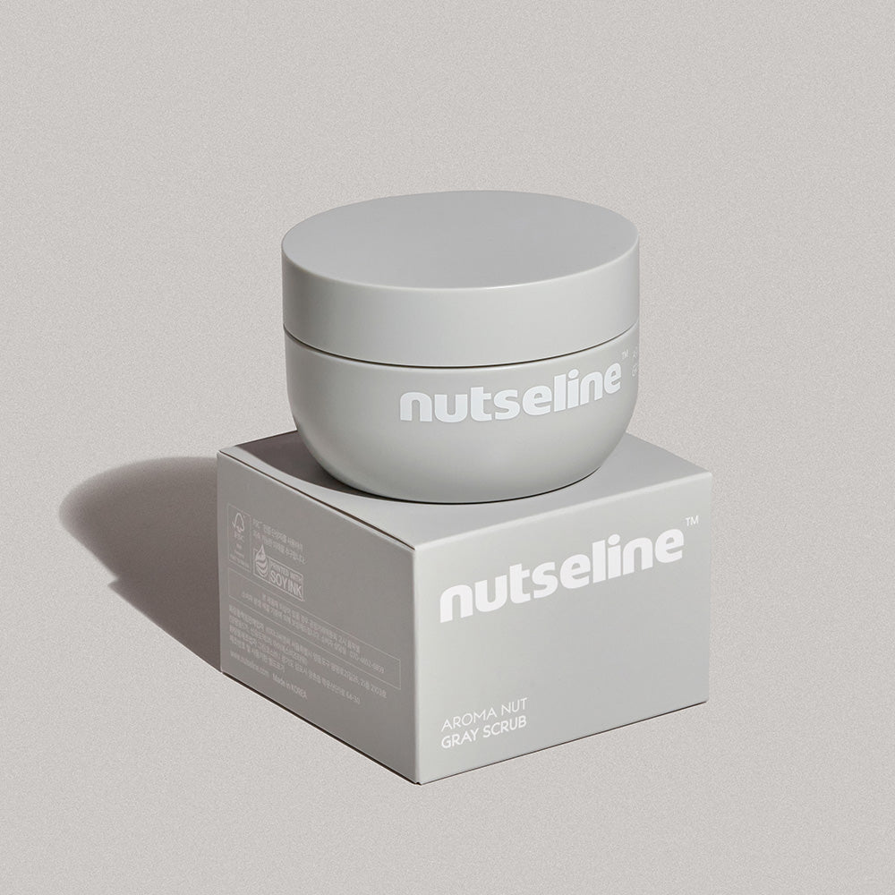 NUTSELINE Aroma Nut Gray Body Scrub 200g disponible sur Ma petite Coree, ton Eshop 100% K-beauty en direct de Seoul