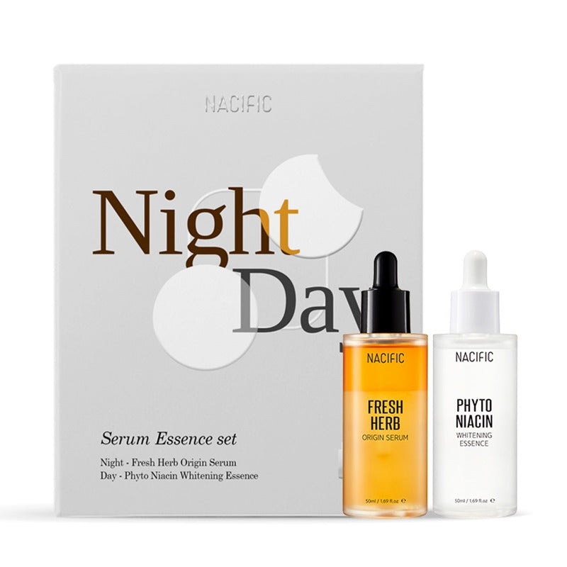 NACIFIC Night And Day Set (Serum+Essence) | Kool Seoul