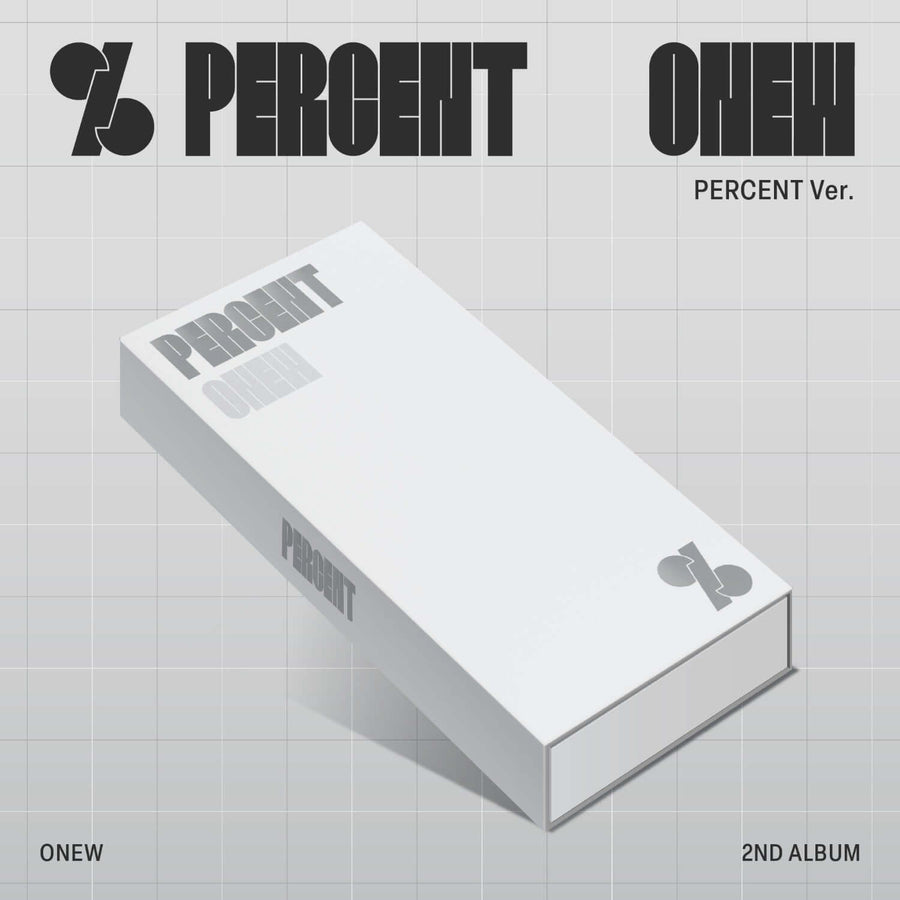 Onew - 2nd Full Album Percent (Percent Ver.) - Kpopアルバム