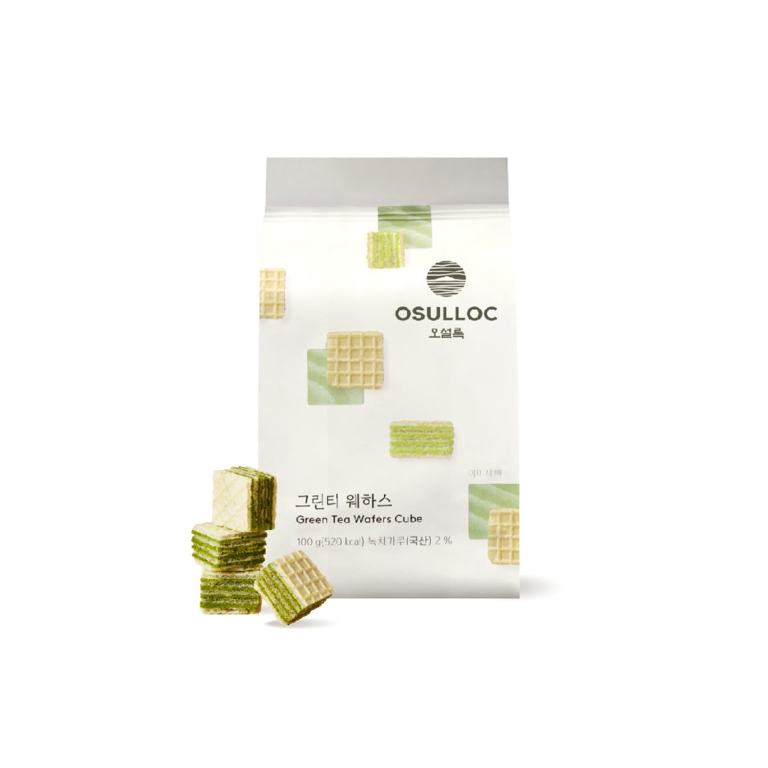 OSULLOC Green Tea Wafers 100g
