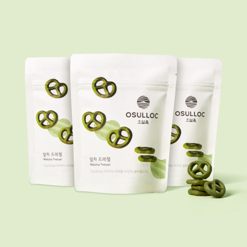 OSULLOC Matcha Pretzel 70g | Kool Seoul