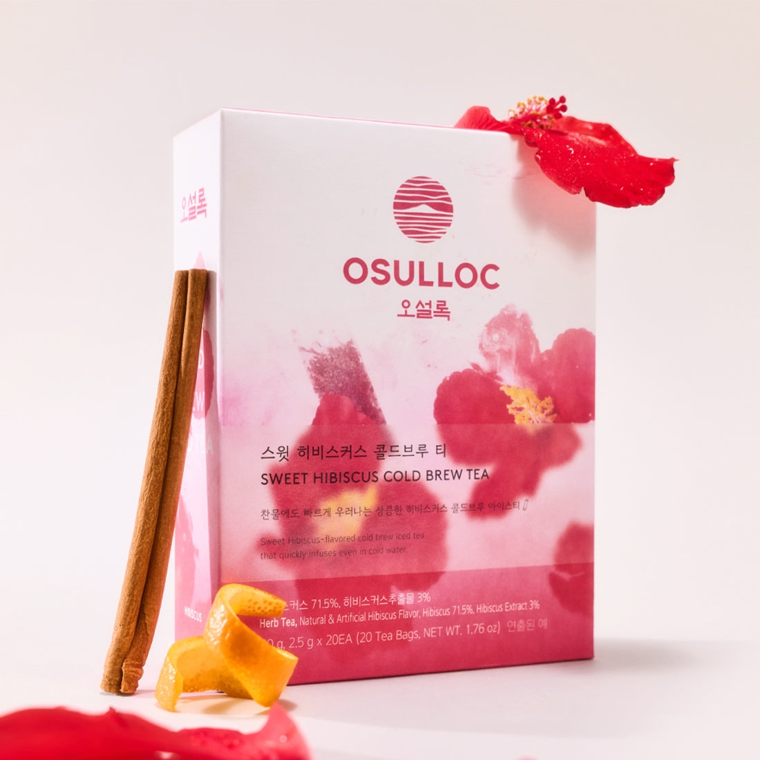OSULLOC Sweet Hibiscus Cold Brew Tea 20 P