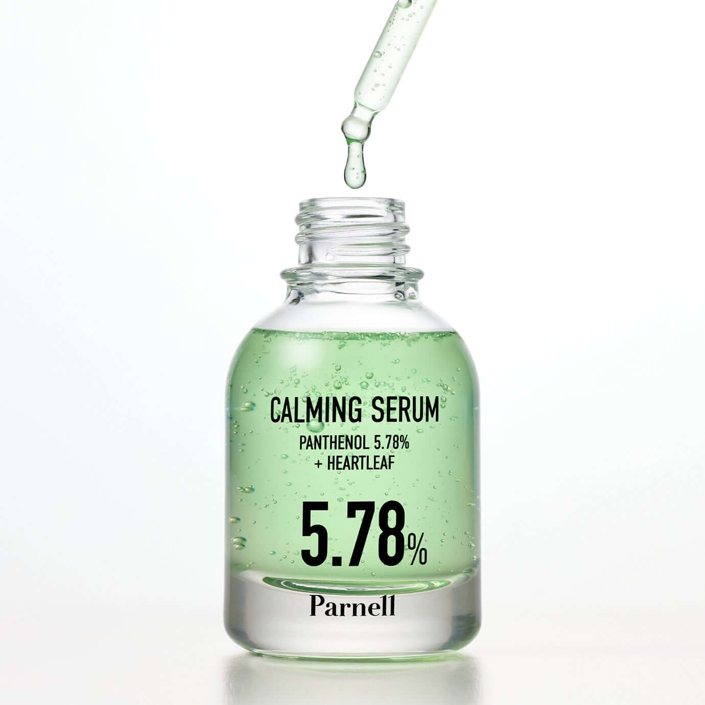 PARNELL Panthenol 5.78 Heartleaf Calming serum 30ml bottle with dropper