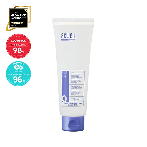 ACWELL Ph Balancing Bubble Free Cleansing Gel 160ml | Kool Seoul