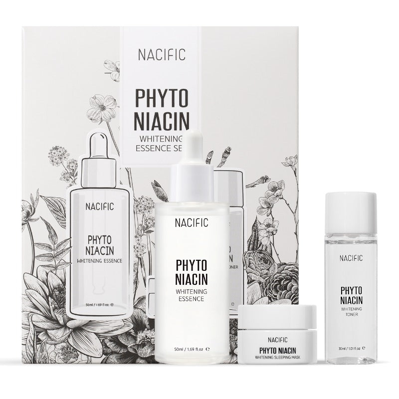 NACIFIC Phyto Niacin Whitening Essence Set (Essence+SleepingMask+Toner) | Kool Seoul