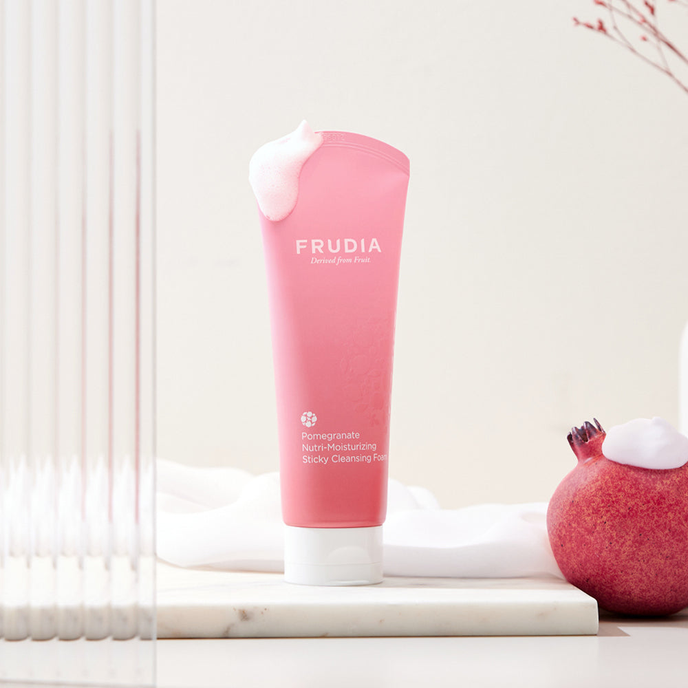 FRUDIA Pomegranate Nutri-Moisturizing Sticky Cleansing Foam 145g | Kool Seoul