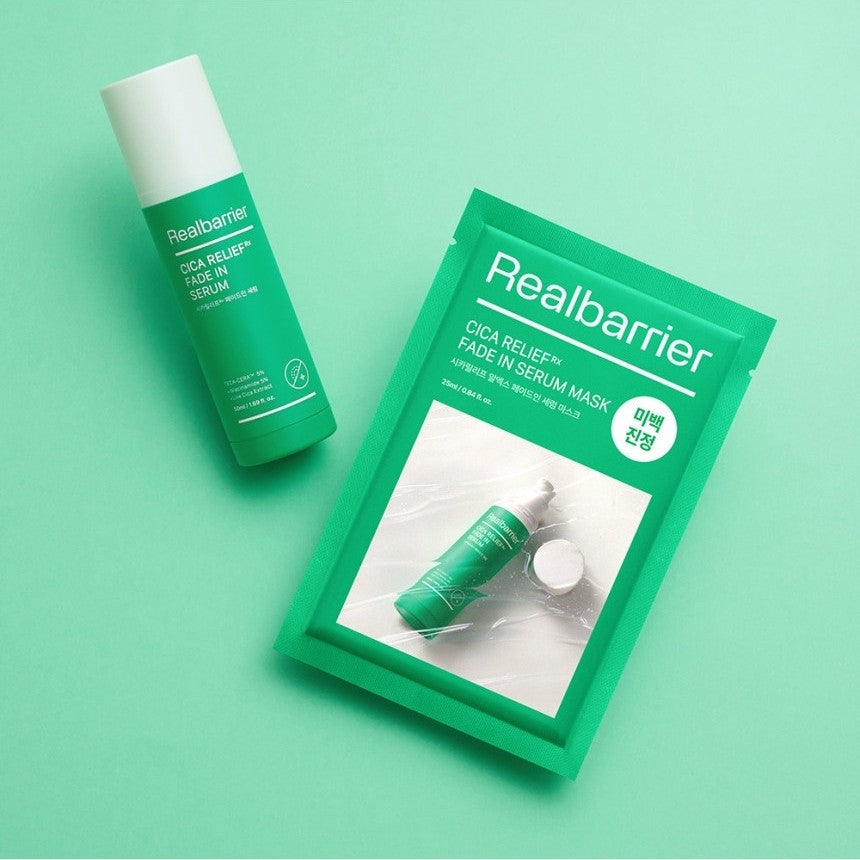 REAL BARRIER Cica Relief Rx Fade-In Serum Mask 10 Sheets