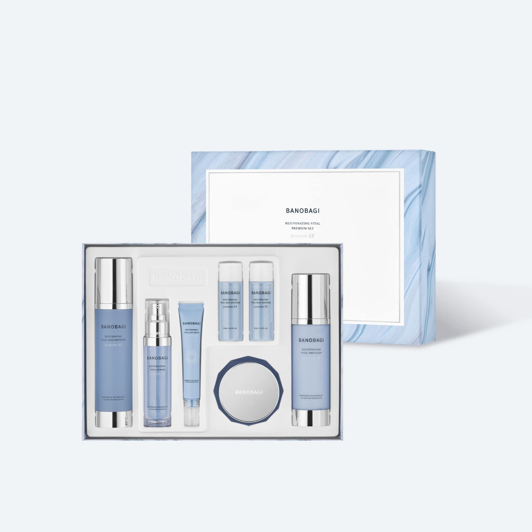BANOBAGI Rejuvenating Vital Line (Skin softener+Emulsion+Serum+Eye Cream+Cream) | Kool Seoul