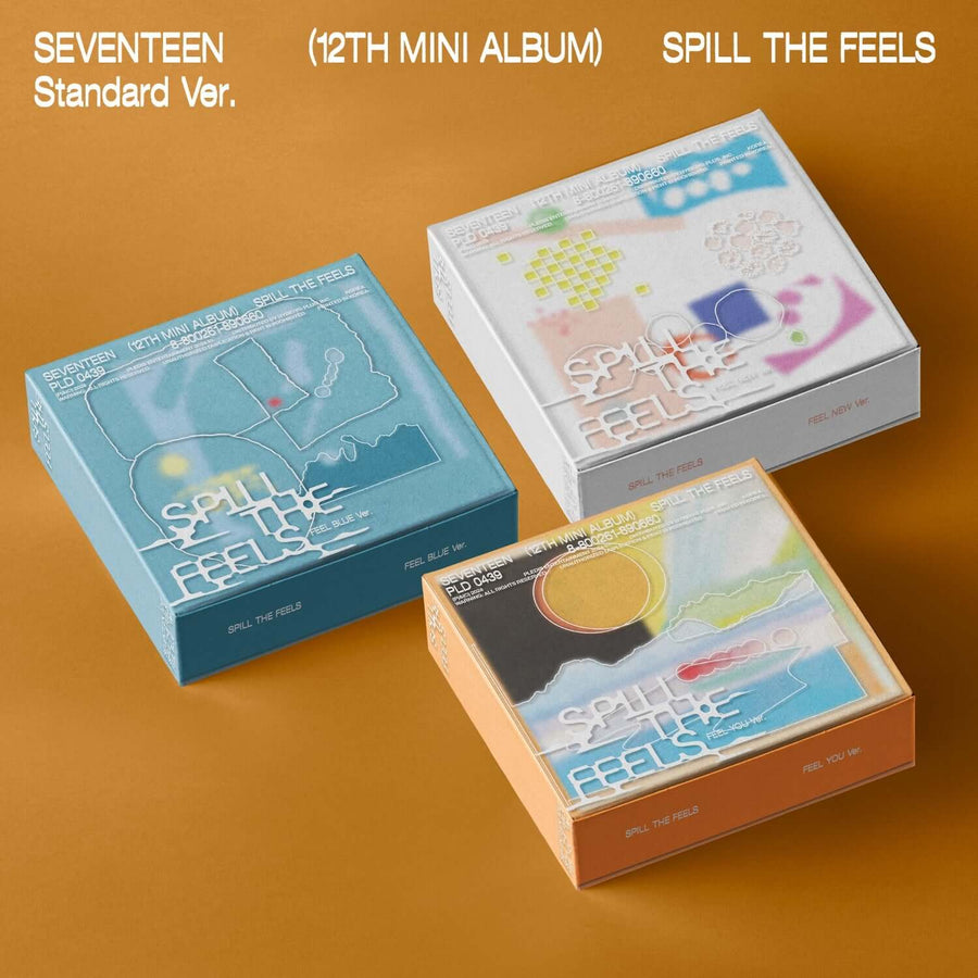 SEVENTEEN - 12th Mini Album 'Spill The Feels' (3枚セット) - Kpop Album