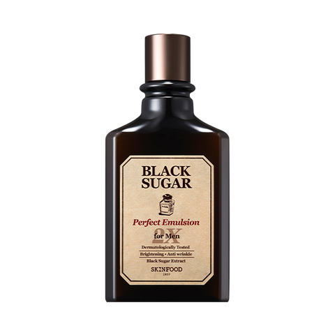 SKINFOOD Black Sugar Perfect Emulsion 2X For Men 180ml bottle product shot Gentleman Korea - men's Korean skincare