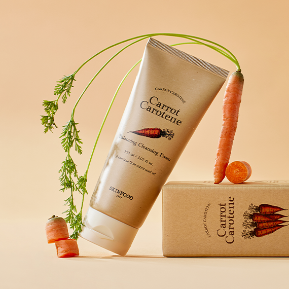 SKINFOOD Carrot Carotene Balancing Cleansing Foam 150ml | Kool Seoul