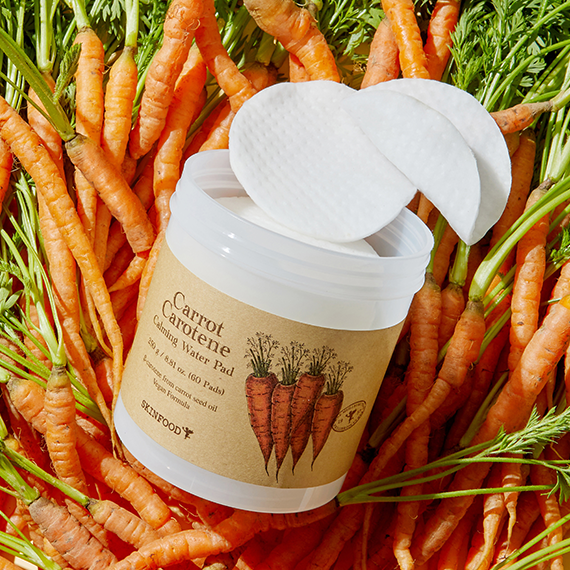 SKINFOOD Carrot Carotene Calming Water Pad 250g | Kool Seoul