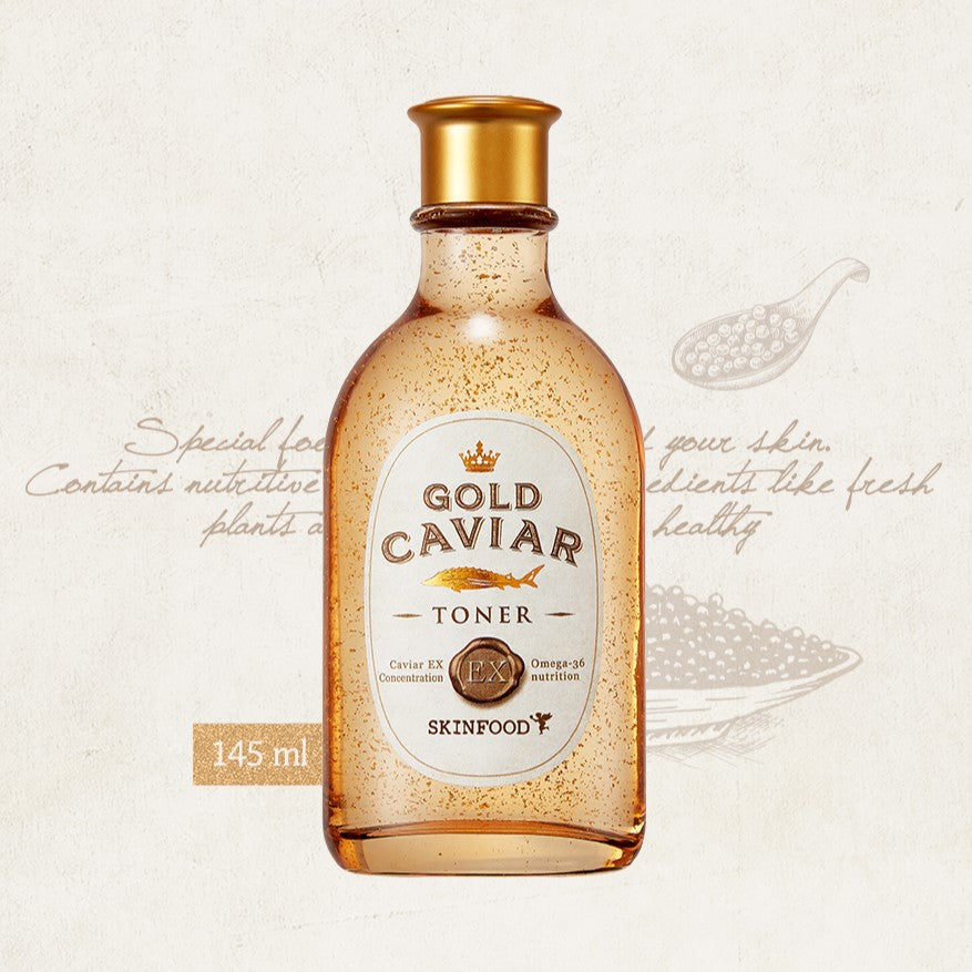 Gold Caviar Toner - Skincare Luxury | SKINFOOD – Kool Seoul