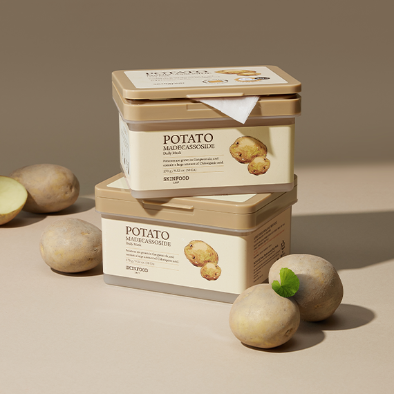 SKINFOOD Potato Madecassoside Daily Mask 30p 270g | Kool Seoul
