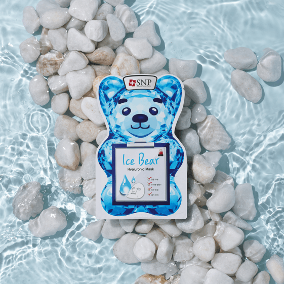 Snp Beauty Ice Bear Hyaluronic Mask 33ml*10ea