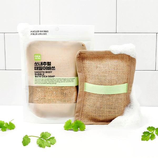 SO NATURAL Smooth Body Bubble Bath Cica Soap 160g | Kool Seoul