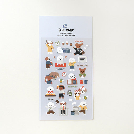 Suatelier Work And Work ステッカー