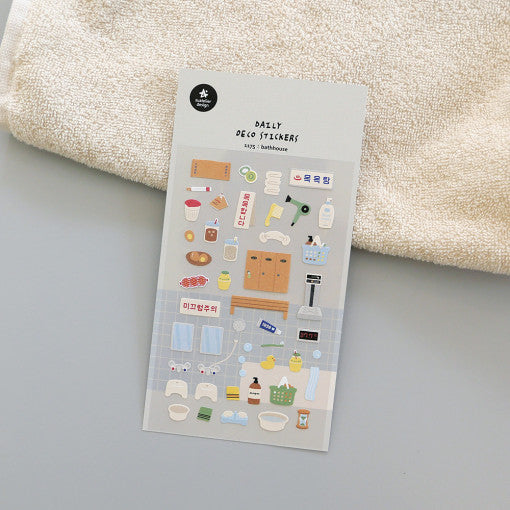 SUATELIER Bathhouse Stickers | Kool Seoul
