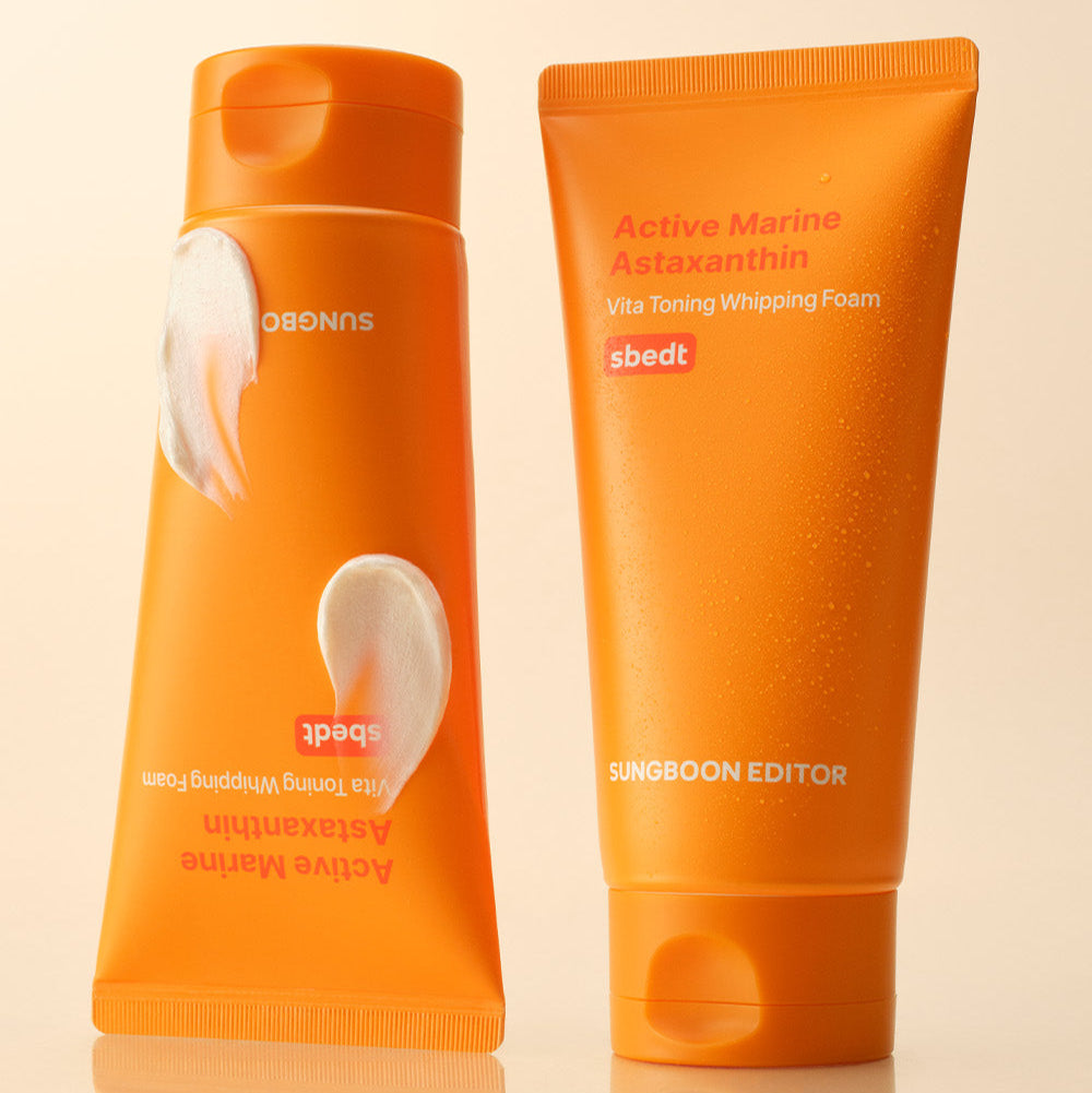 SUNGBOON EDITOR Active Marine Astaxanthin Vita Toning Whipping Foam 120g