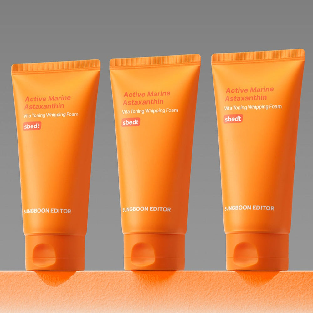 SUNGBOON EDITOR Active Marine Astaxanthin Vita Toning Whipping Foam 120g