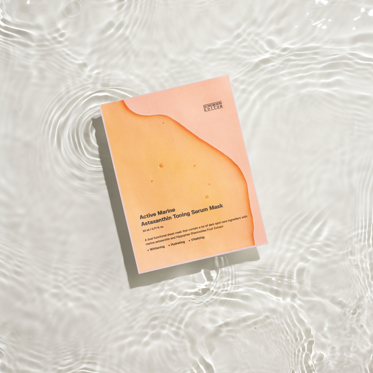 SUNGBOON EDITOR Active Marine Asxatanthin Toning Serum Mask 10 Sheets