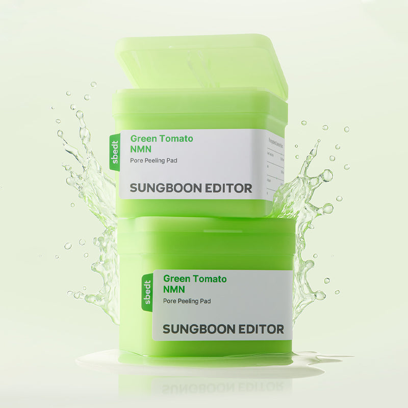SUNGBOON EDITOR Green Tomato NMN Pore Peeling Jumbo Pad 60 Pads