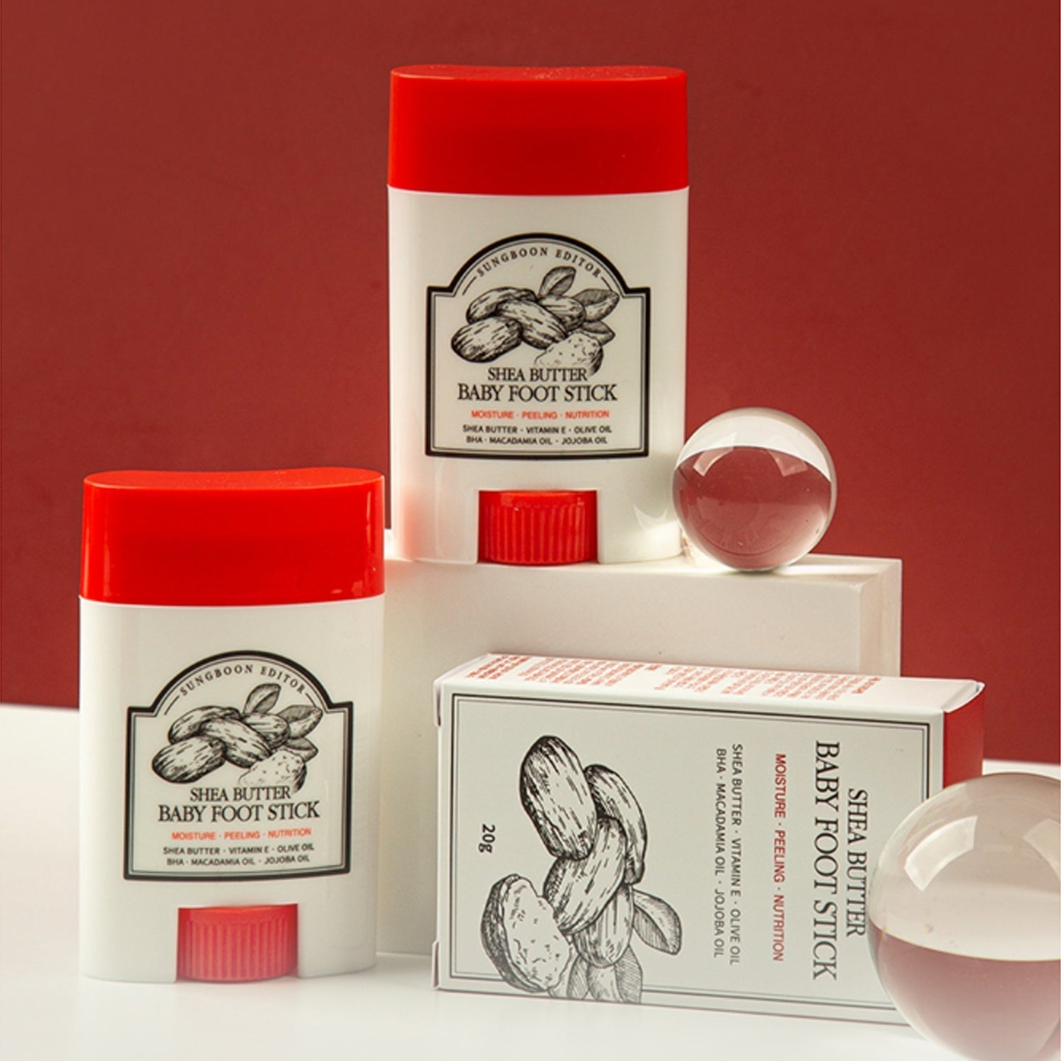 SUNGBOON EDITOR Shea Butter Baby Foot Stick