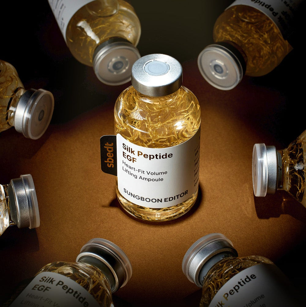 SUNGBOON EDITOR Silk Peptide EGF Heart-Fit Volume Lifting Ampoule 40ml