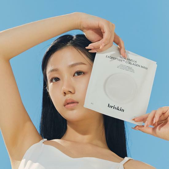 BRISKIN Selaginella Exopeptide Collagen Mask | Kool Seoul