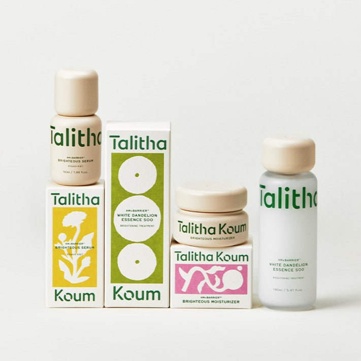 TALITHA KOUM HM+ Barrier Brightening Skincare Set (Cream, Serum & Essence) | Kool Seoul