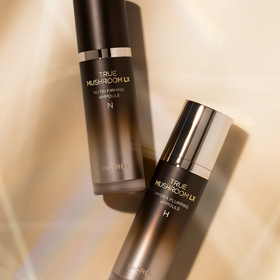 The Saem True Mushroom Lx Firming Pro Ampoule Set (2xAmpoule+Cream)