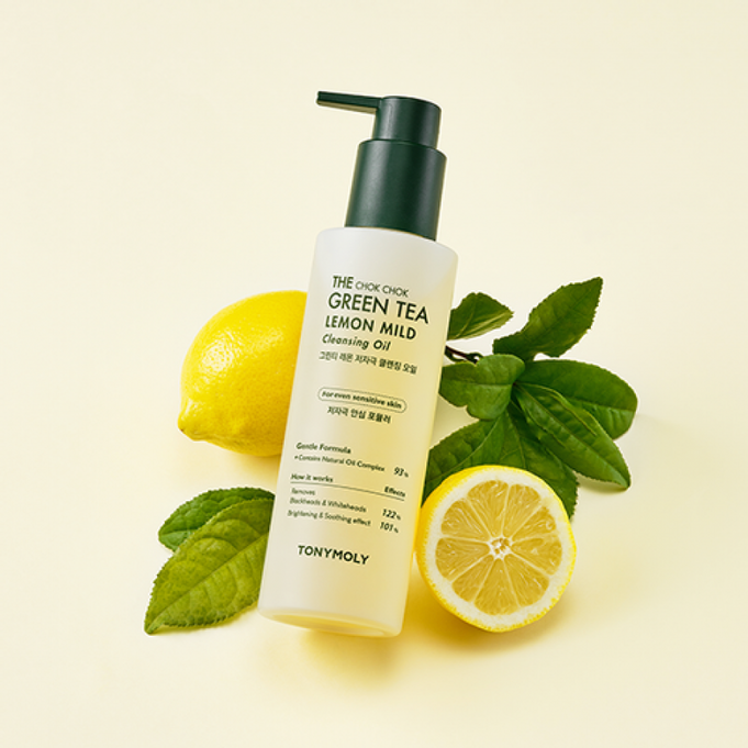 TONYMOLY The Chok Chok Green Tea Lemon Mild Cleansing Oil 200ml
