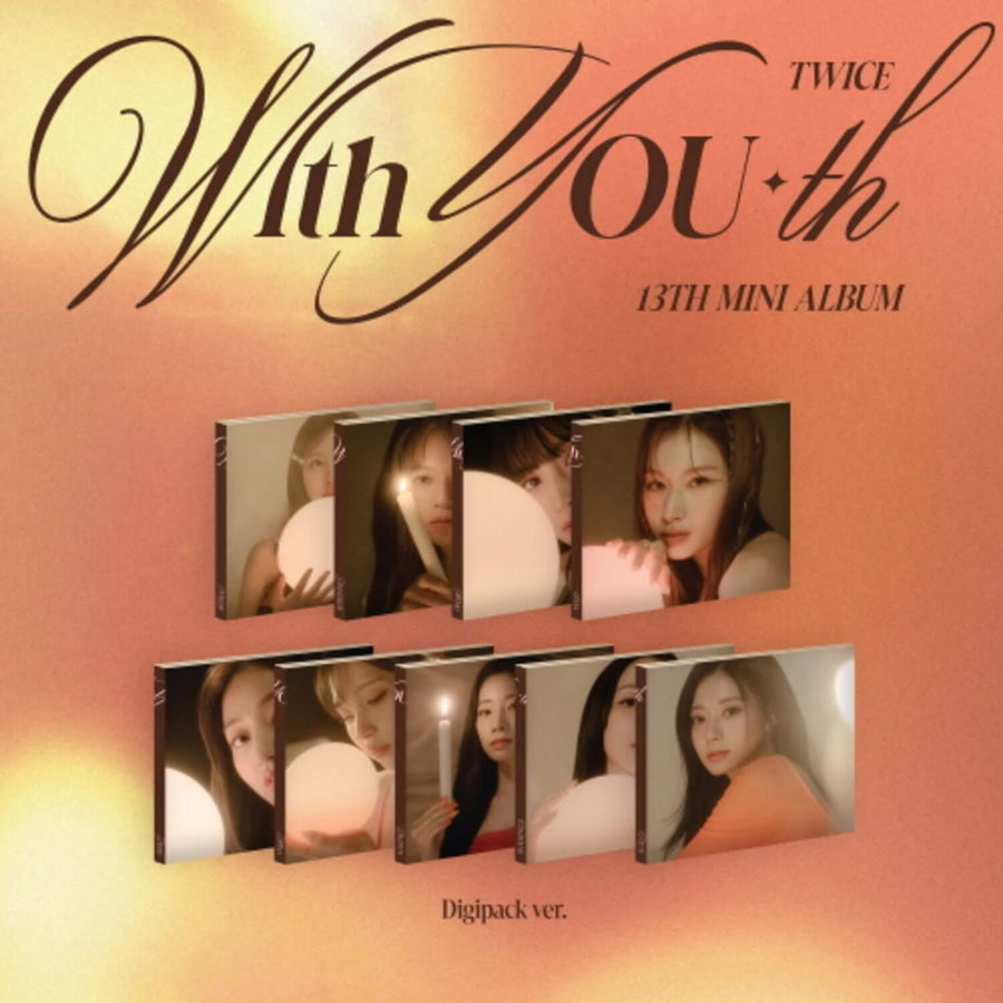 TWICE - 13thミニアルバム『With YOU-th』With YOU-th (Digipack Ver.) (9種セット) - K-POPアルバム