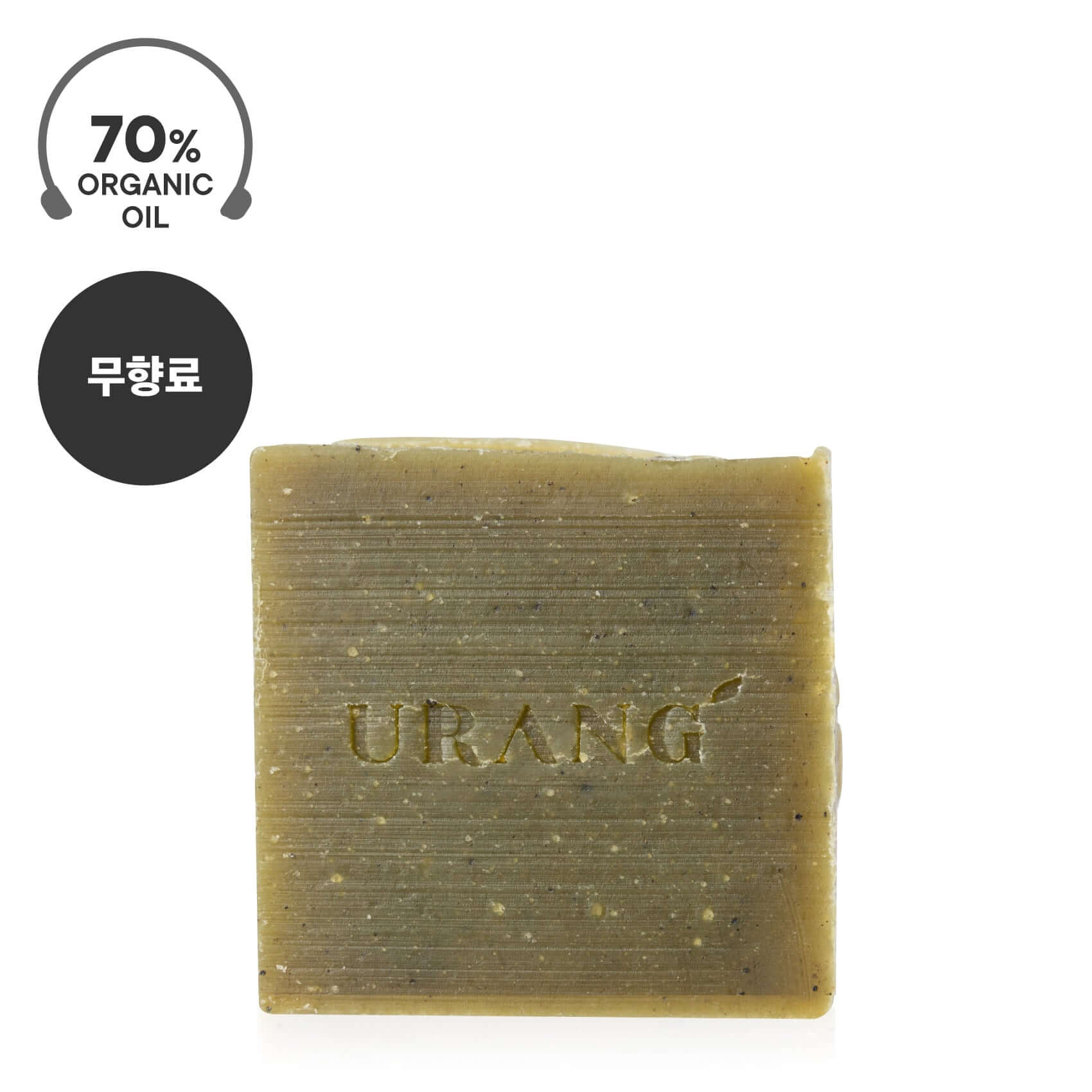 URANG Artmijia Green CP Handmade Soap with 70% organic oil, natural skincare bar