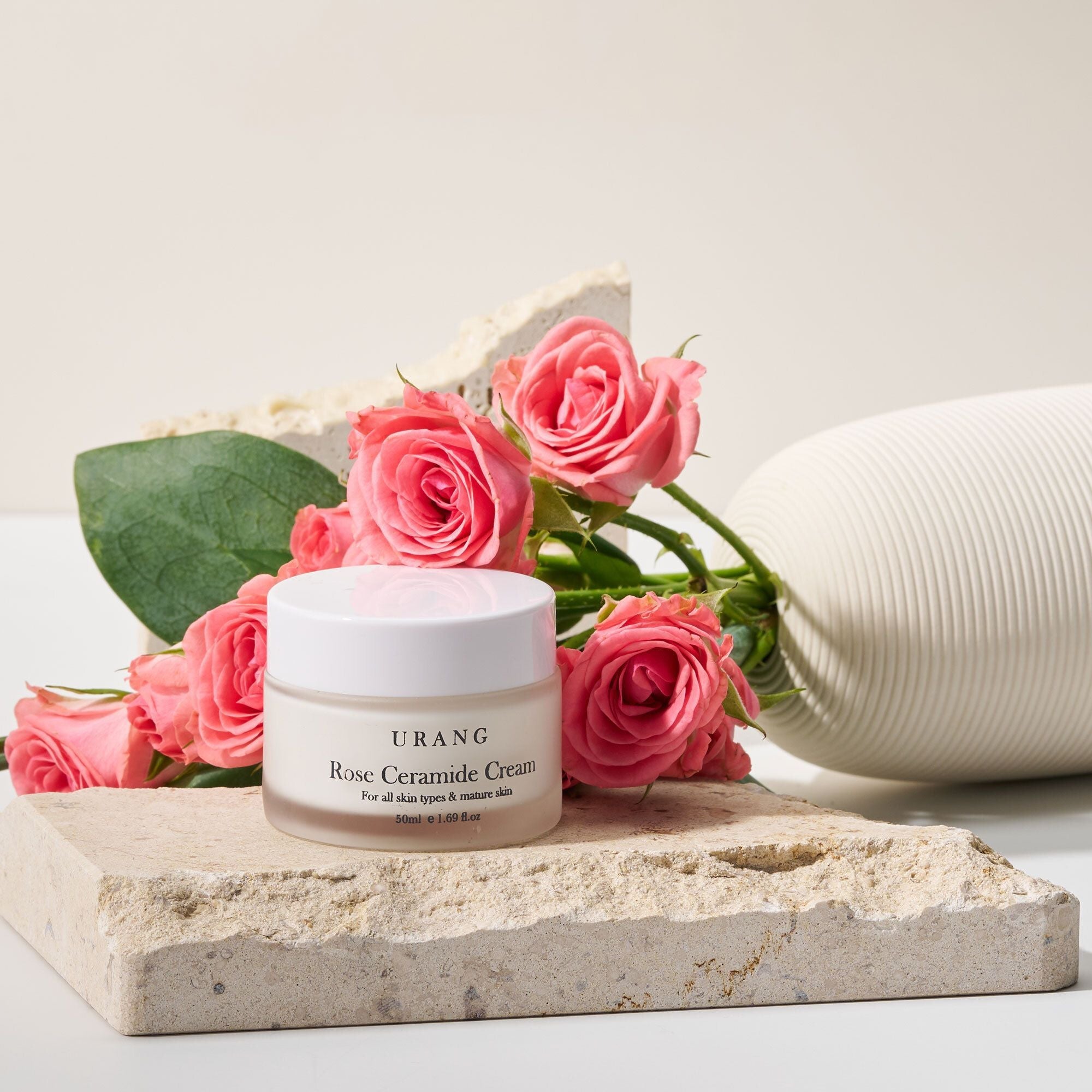 URANG Rose Ceramide Cream 50ml disponible sur Ma petite Coree, ton Eshop 100% K-beauty en direct de Seoul