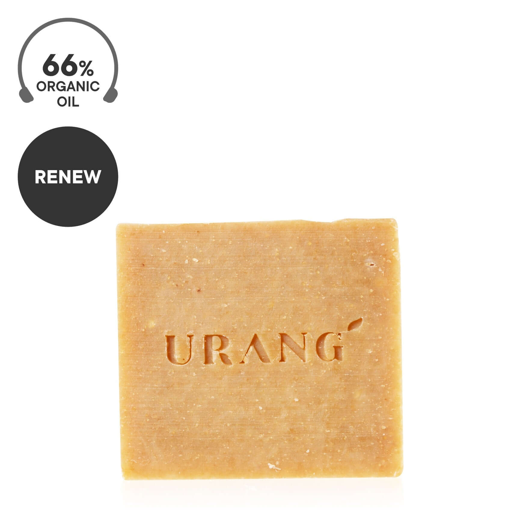 URANG Sweet Honey & Milk CP Handmade Soap with 66% organic oil, natural skincare product